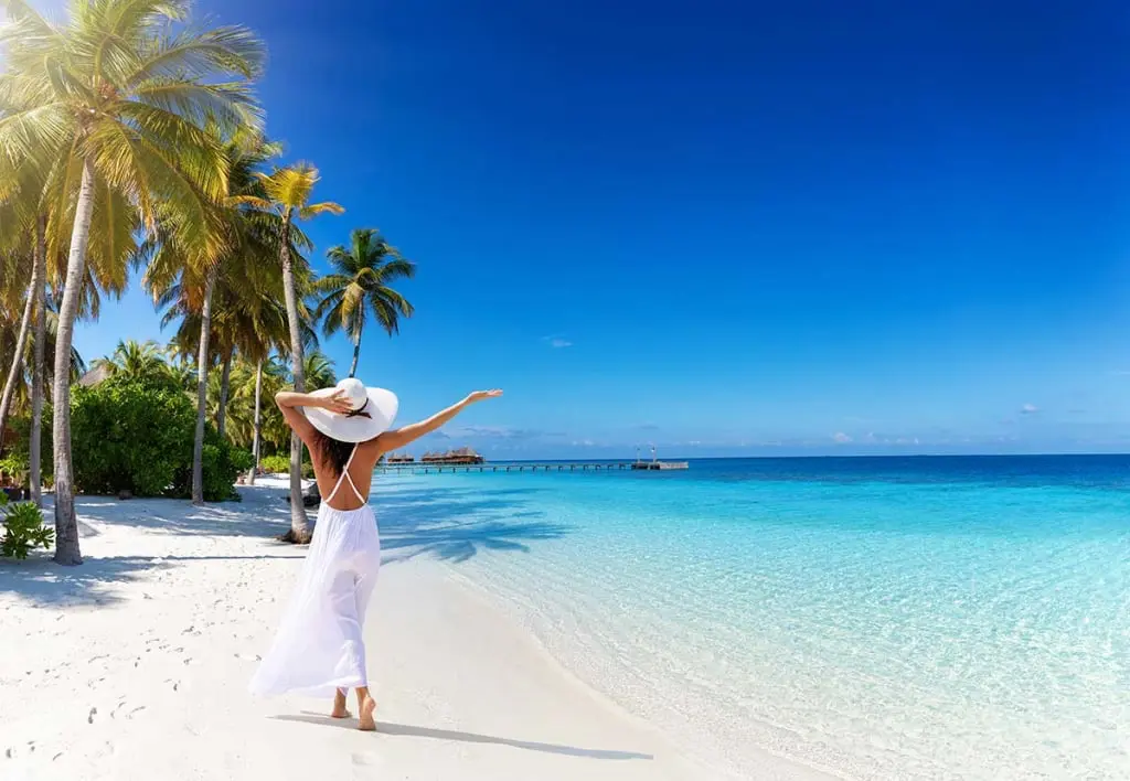 Playa Norte on Isla Mujeres with clear waters and white sand, an idyllic day trip from Cancun