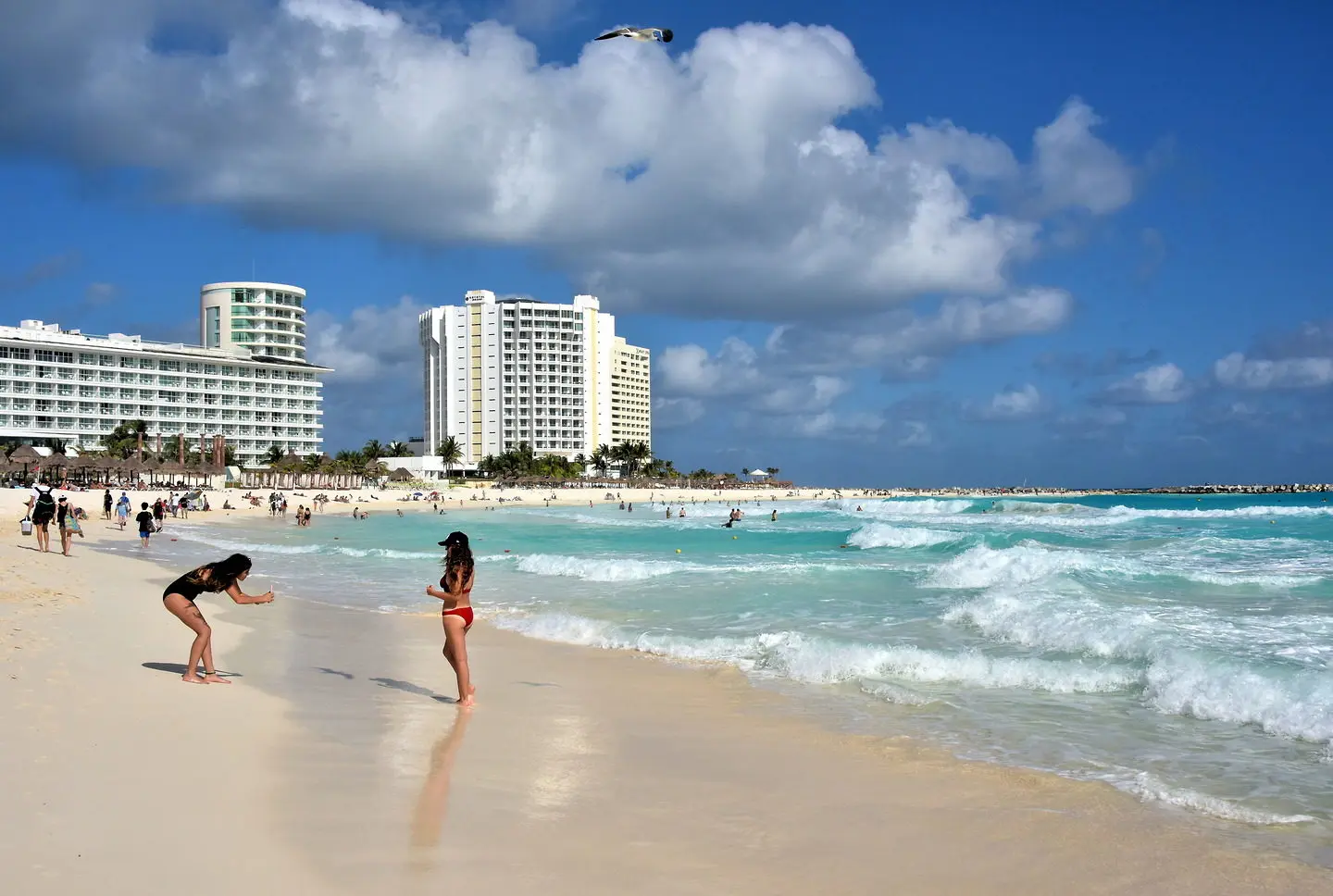 Playa Gaviota Azul Cancun vibrant beach hotspot near clubs