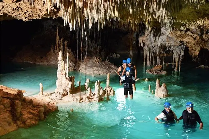 Caving in Rio Secreto Cancun