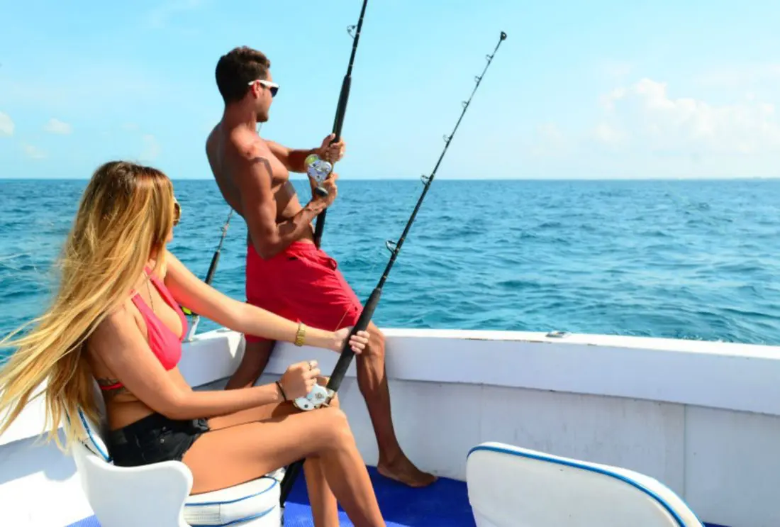 Deep sea fishing in the Caribbean Cancun