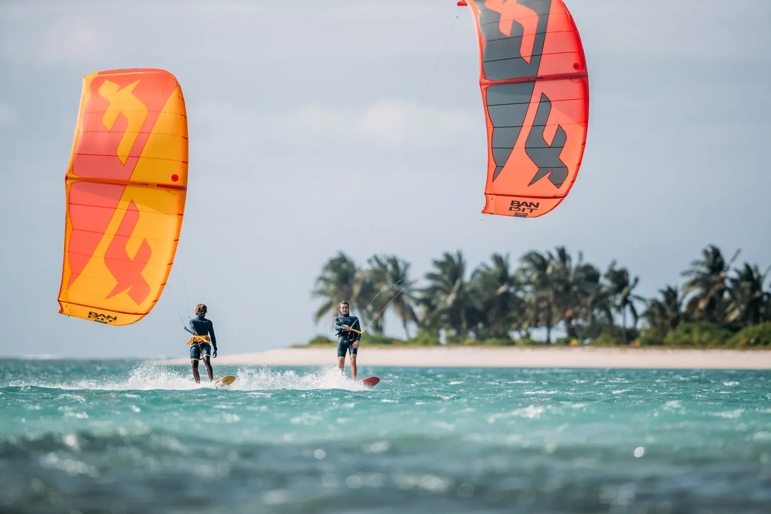 Kitesurfing in Isla Blanca Cancun