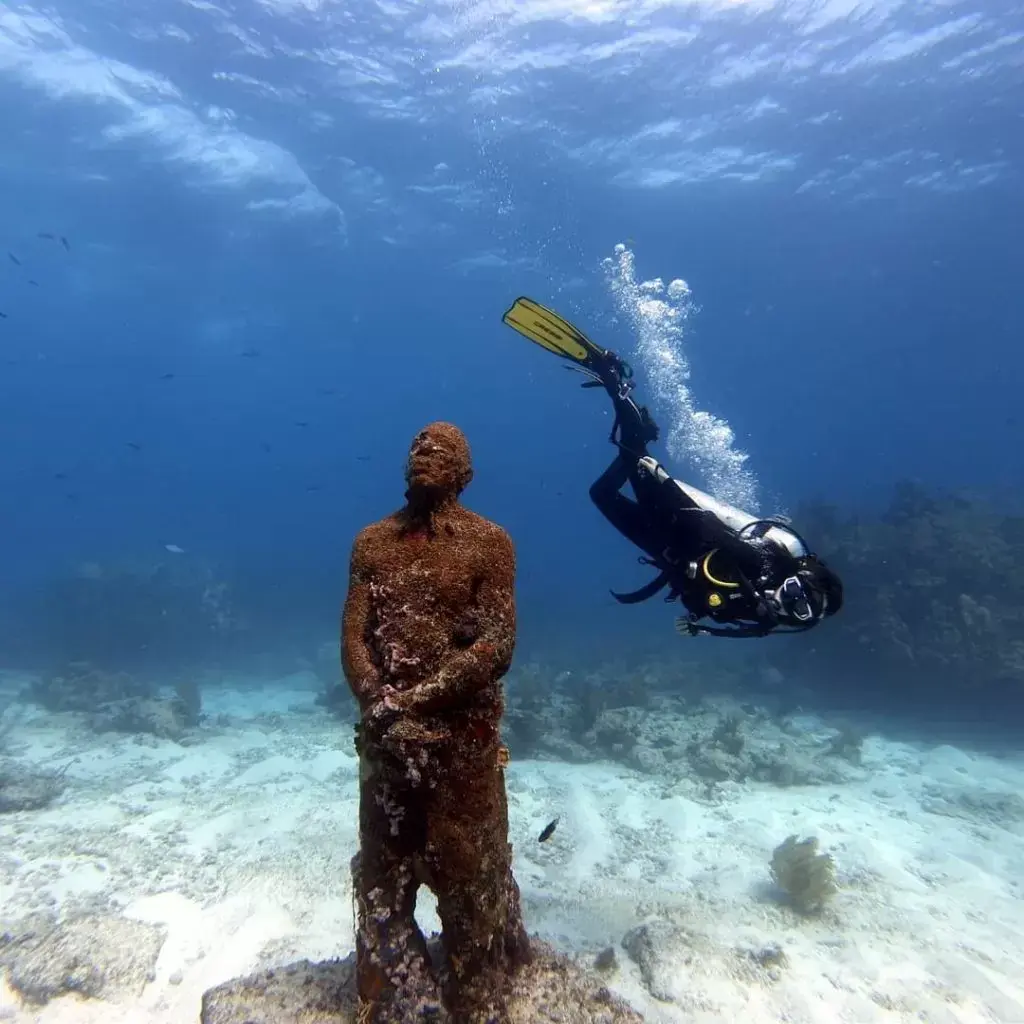 Snorkeling in Cancun's Underwater Museum